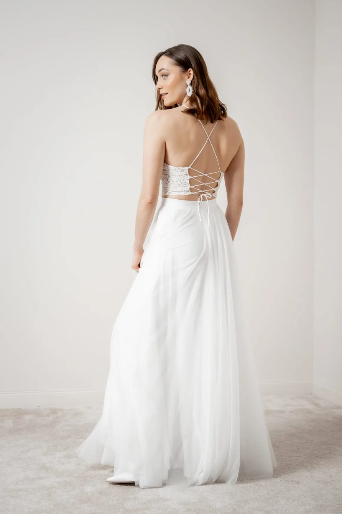 Showroom Only: Braut Rock in Ivory aus Softtüll – Christy noni Selected