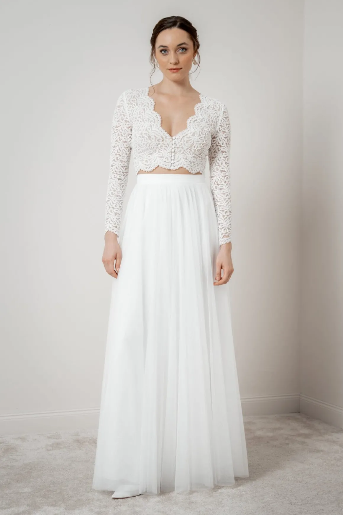 Showroom Only: Braut Rock in Ivory aus Softtüll – Christy noni Selected